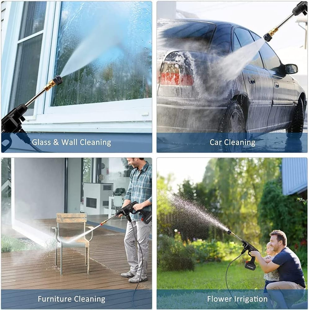 Cordless pressure washer gun garden outdoor furniture