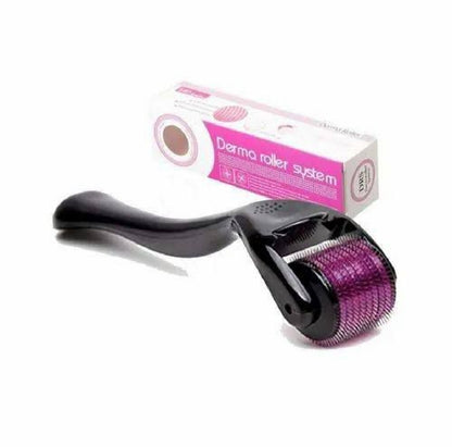 Derma roller scalp application hair growth stimulation