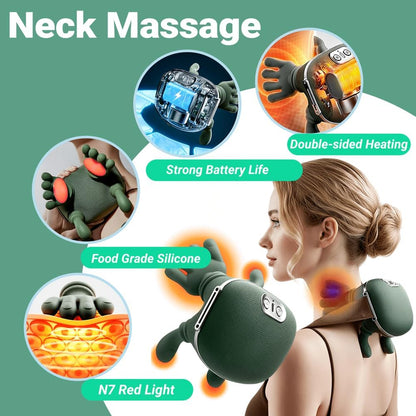 Neck shoulder massager multiple speed settings
