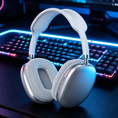 P9 Pro Max wireless headphones deep bass bluetooth 5.0
