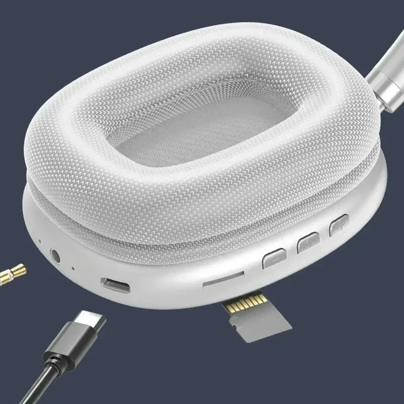 P9 Pro Max headphones red variant side view